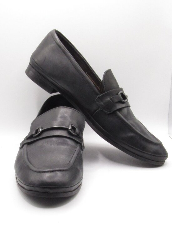Blondo Shoes - Blondo Black Blaire Leather Waterproof Horse Bit Loafers Size 10 Excellent Cond